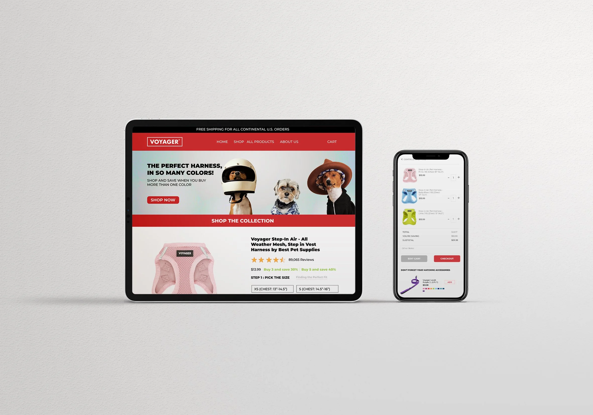 Voyager | Helping users have a better experience while purchasing online.