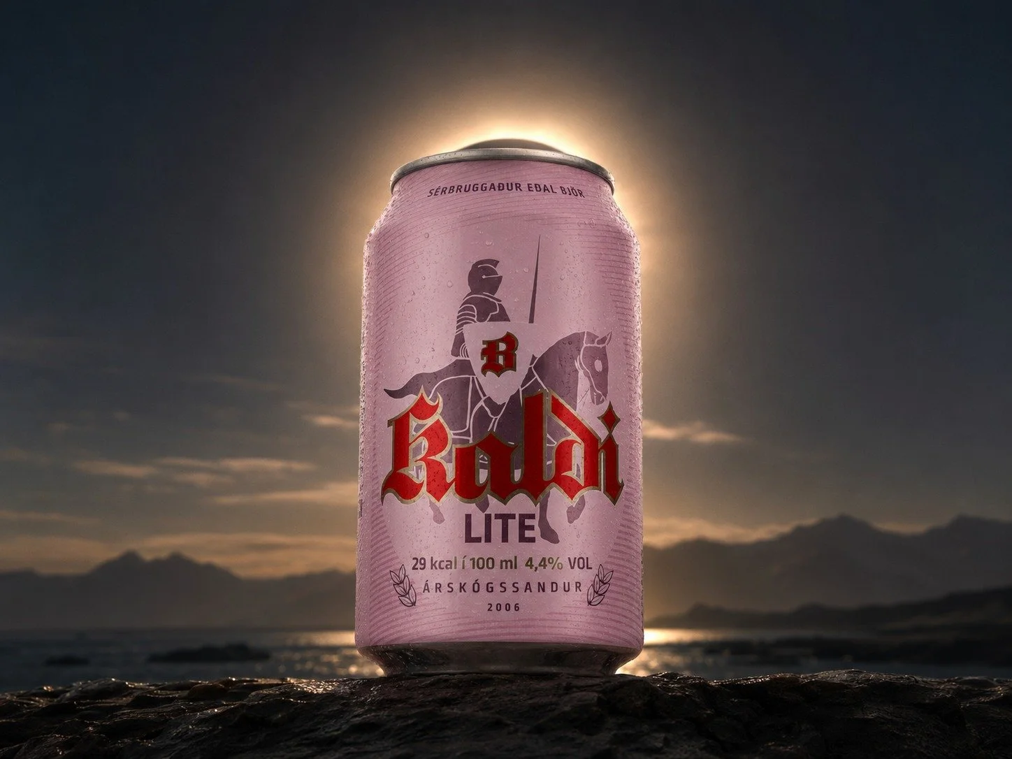 Vi&eth; sj&aacute;um ekki s&oacute;lina fyrir n&yacute;ja Kalda Lite 🤩🍻