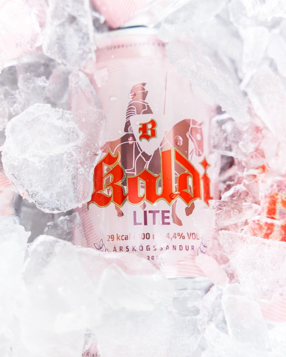 &Iacute;skaldur bleikur Lite. L&eacute;ttur, ferskur og einfaldlega fr&aacute;b&aelig;r🍻