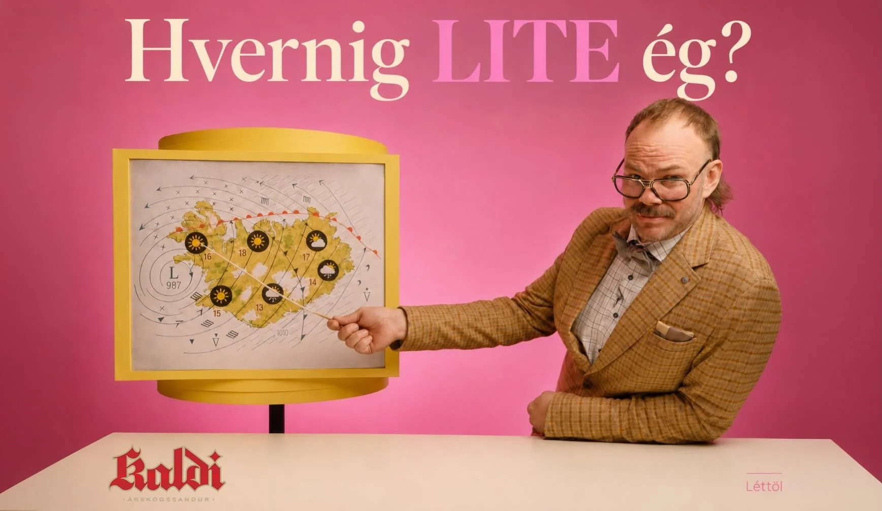 Hvernig LITE &eacute;g! &THORN;a&eth; var h&uacute;n @disaskvisa83 sem var dreginn &uacute;t &iacute; Lite leiknum okkar og vann s&eacute;r inn 10 r&uacute;tur af n&yacute;ja Kalda Lite🍻💘