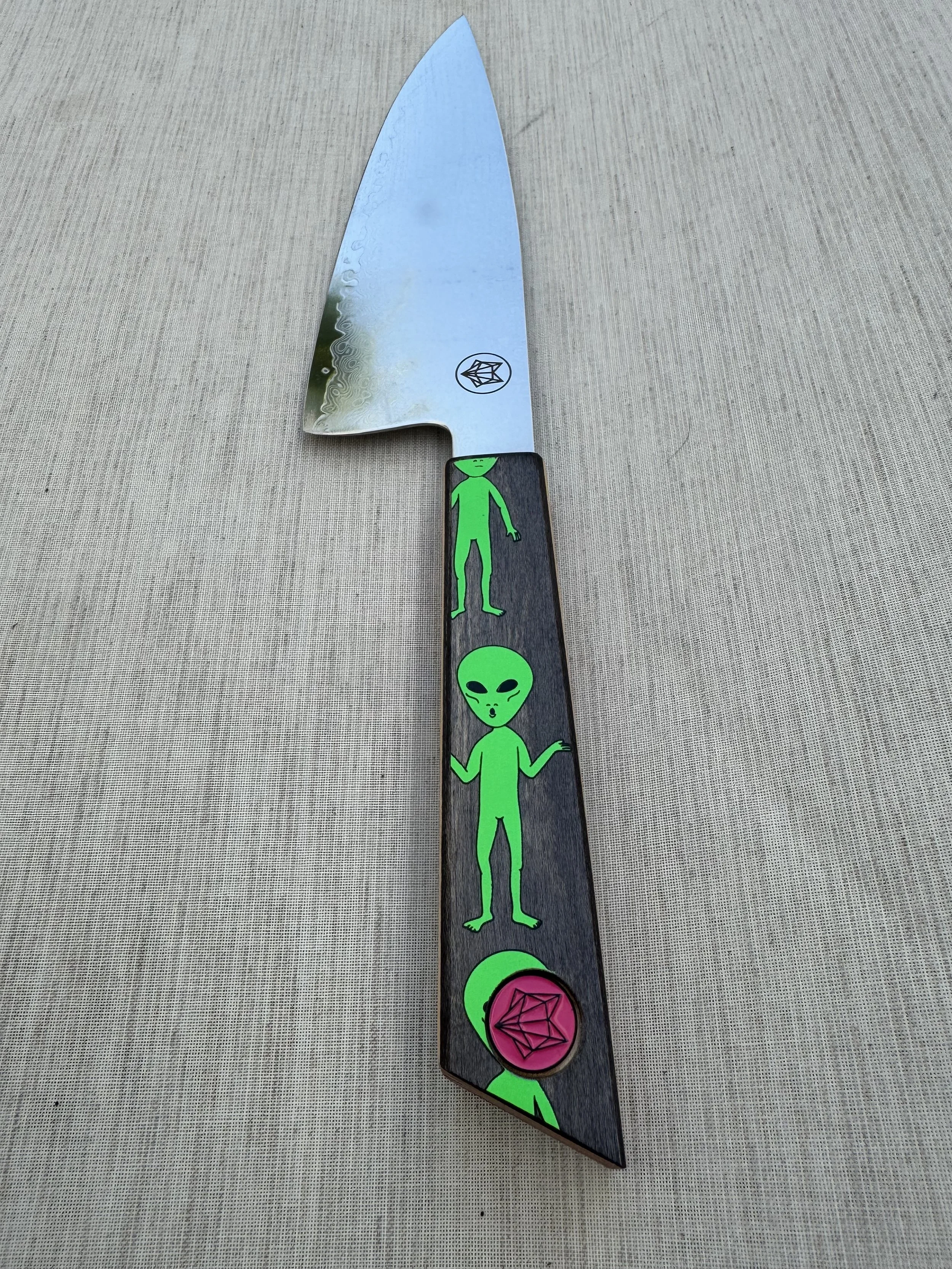 Green Alien Gyuto 8"
