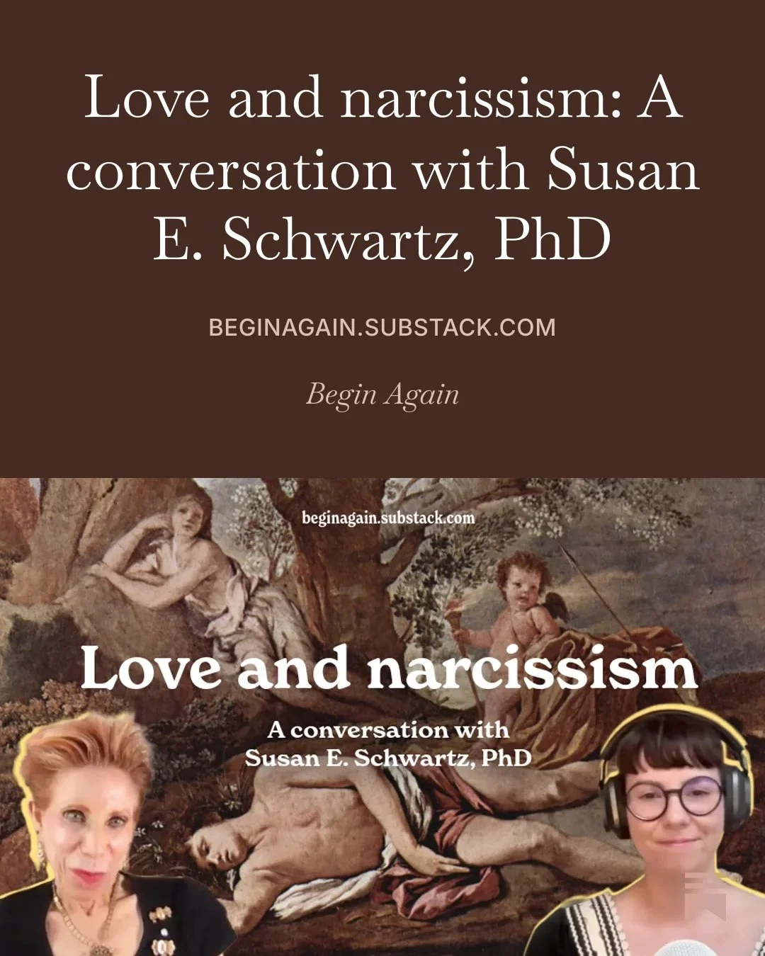Love and narcissism: a conversation with Susan Schwartz PhD Jungian psychology