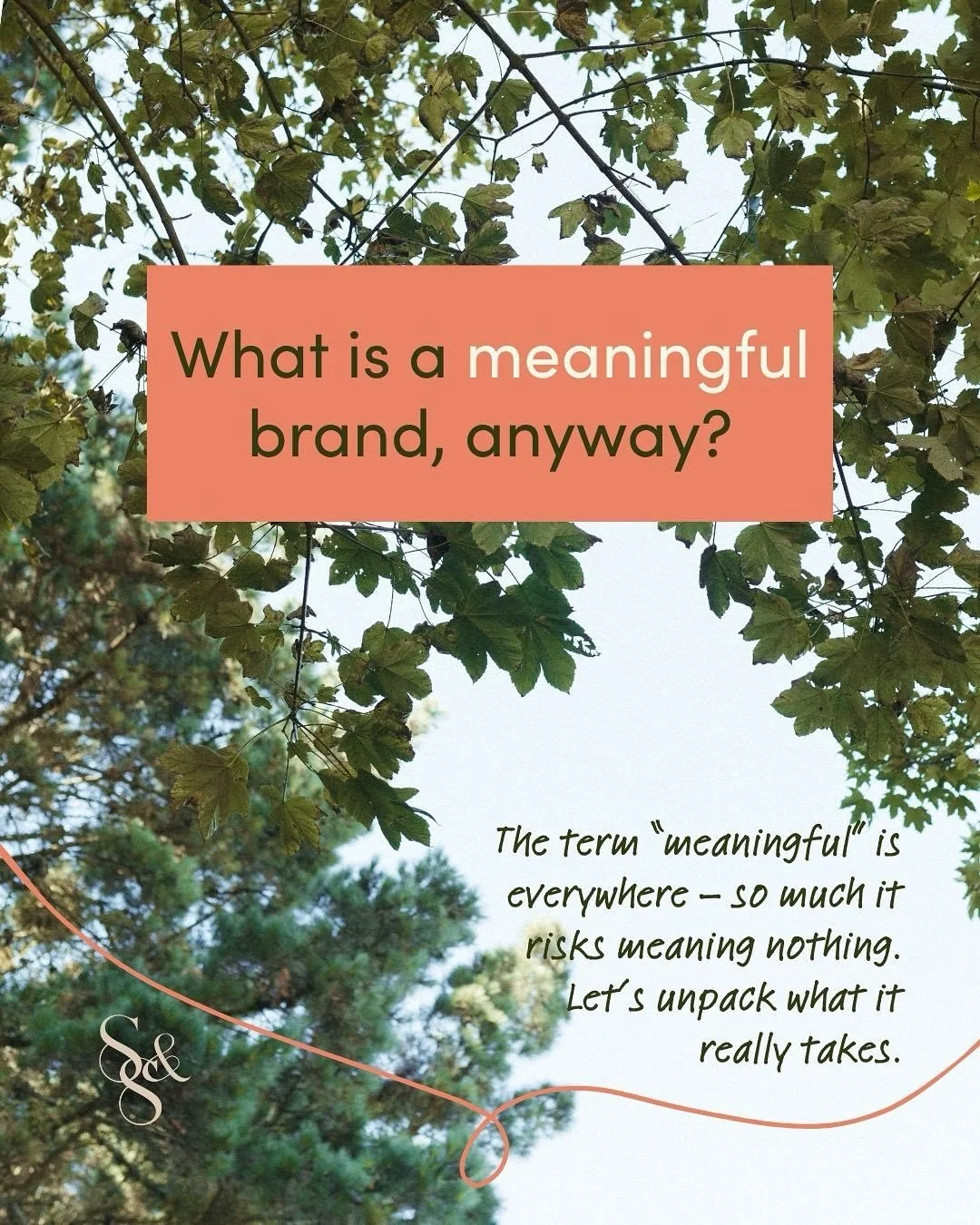 What is the meaning of meaningful? (Or how to be humble and human in a noisy world.)

We&rsquo;ve noticed the term &lsquo;meaningful brand&rsquo; being bandied about so much lately that it almost feels ubiquitous. And if we&rsquo;re not careful, it c