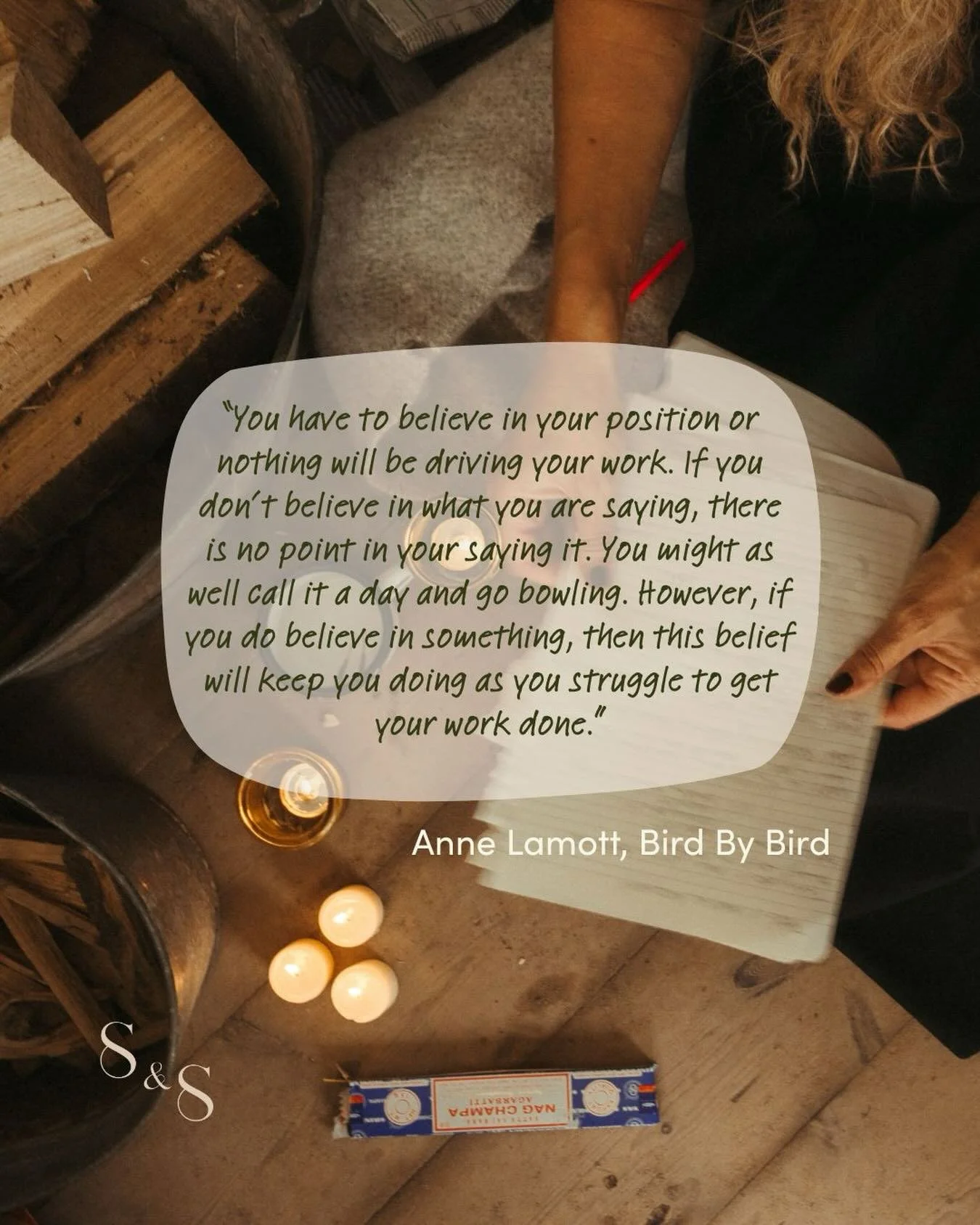 Day three of our 12 Quotes of Christmas is all about self-belief. Forgive us this cliche, but we really do believe in what we do. We&rsquo;ll never stop banging the drum for the art of writing with integrity and telling authentic stories that come fr