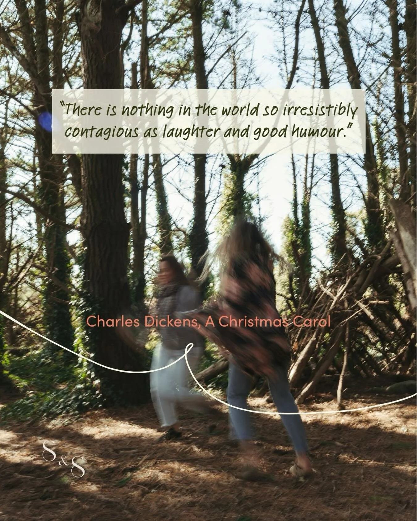 Dickens was on the money. Laughter is the most effective tool we have to connect with the people we care about. So here&rsquo;s hoping your day is filled with as much joy as is humanly possible and that your cheeks are aching from all the jollity. Me