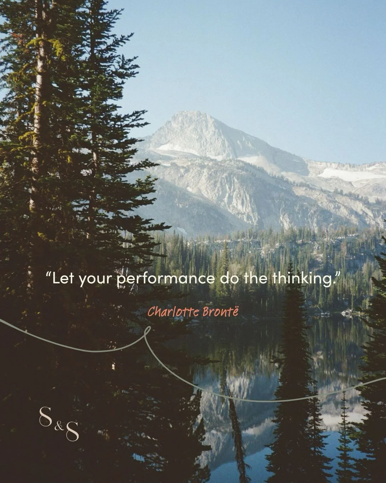 Planning is all well and good, but sometimes you just have to crack on and do it. We utterly love this quote, because nine times out of 10 we learn from the doing, not the thinking. 

A huge &lsquo;jumped and built the wings on the way down&rsquo; mo