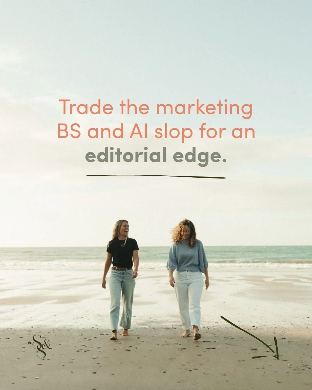 Tired of &lsquo;rinse and repeat&rsquo; marketing advice? We&rsquo;ve got you covered. 

We are Manfreda and Felicity &ndash; former journalists and the founders of Salt &amp; Sage. We know all about the messy reality of spinning all the plates when 