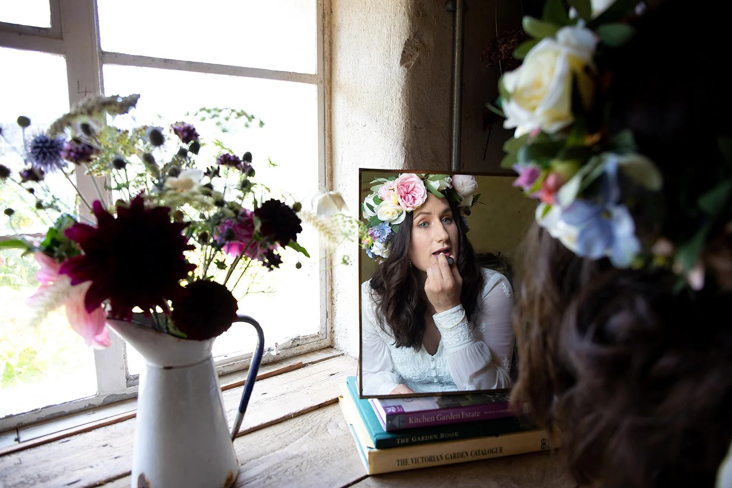 Micro wedding at The walled garden in Staverton, Devon with Claire and Hugh