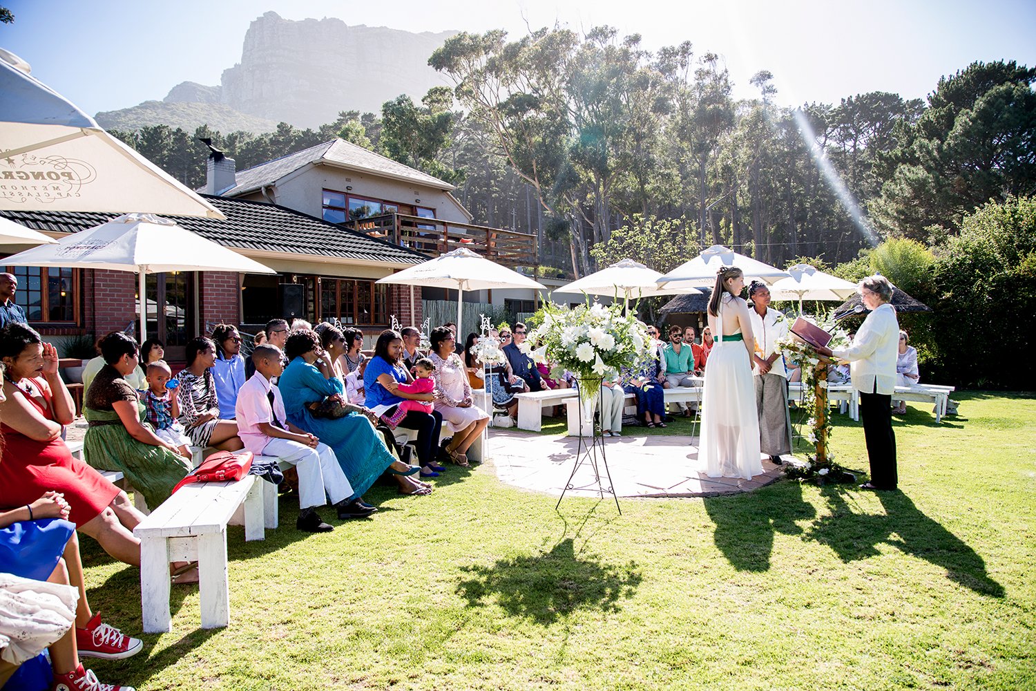 wedding ceremony of same sex couple