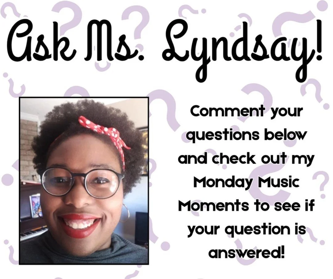 #AskMsLyndsay your burning music theory questions! Comment below and check back to see if I answer your question in my Monday Musical Moments!
#MusicEducation #MakeMusicHappen #OttawaMusicLessons