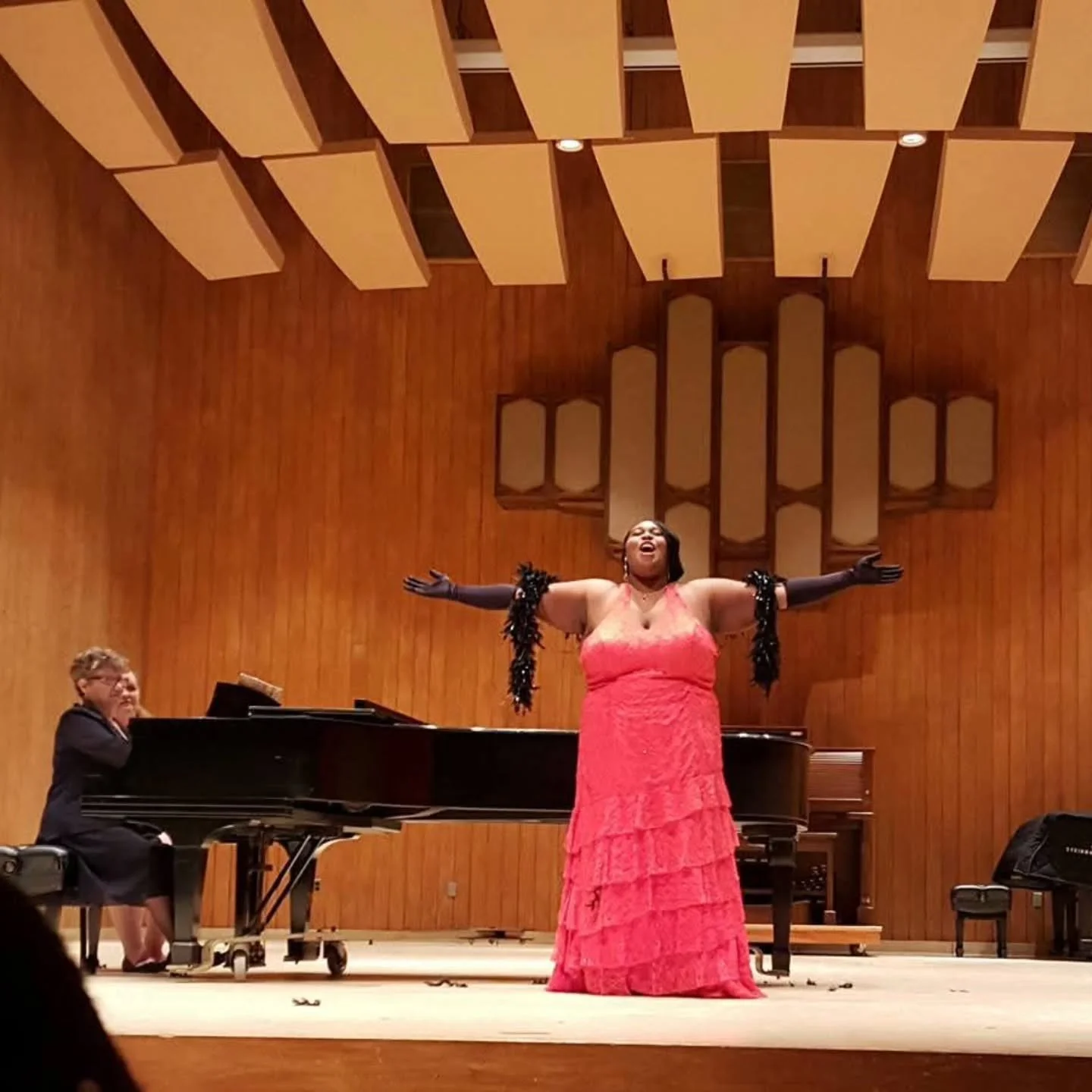 Ten years ago, I had my senior voice recital at Campbell University! My, how time flies! 
#MakeMusicHappen #Nostalgia #MusicMajor