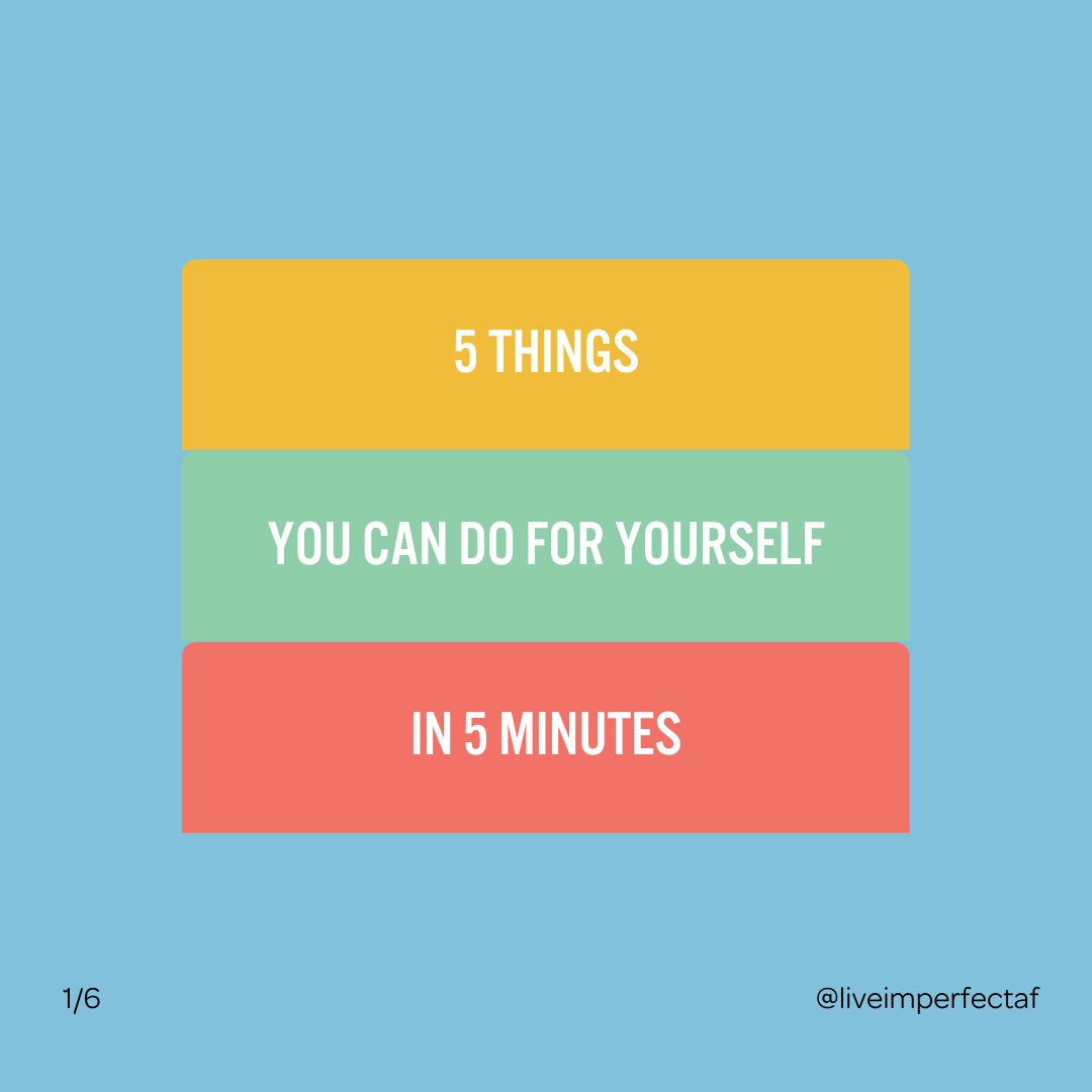 ✨ Self-care doesn't require hours of your day⁠
⁠
🌿 Sometimes the most powerful reset happens in just 5 minutes. Swipe through for simple practices that can shift your entire day.⁠
⁠
💬 Which one are you trying first? Drop a number 1-5 in the comment
