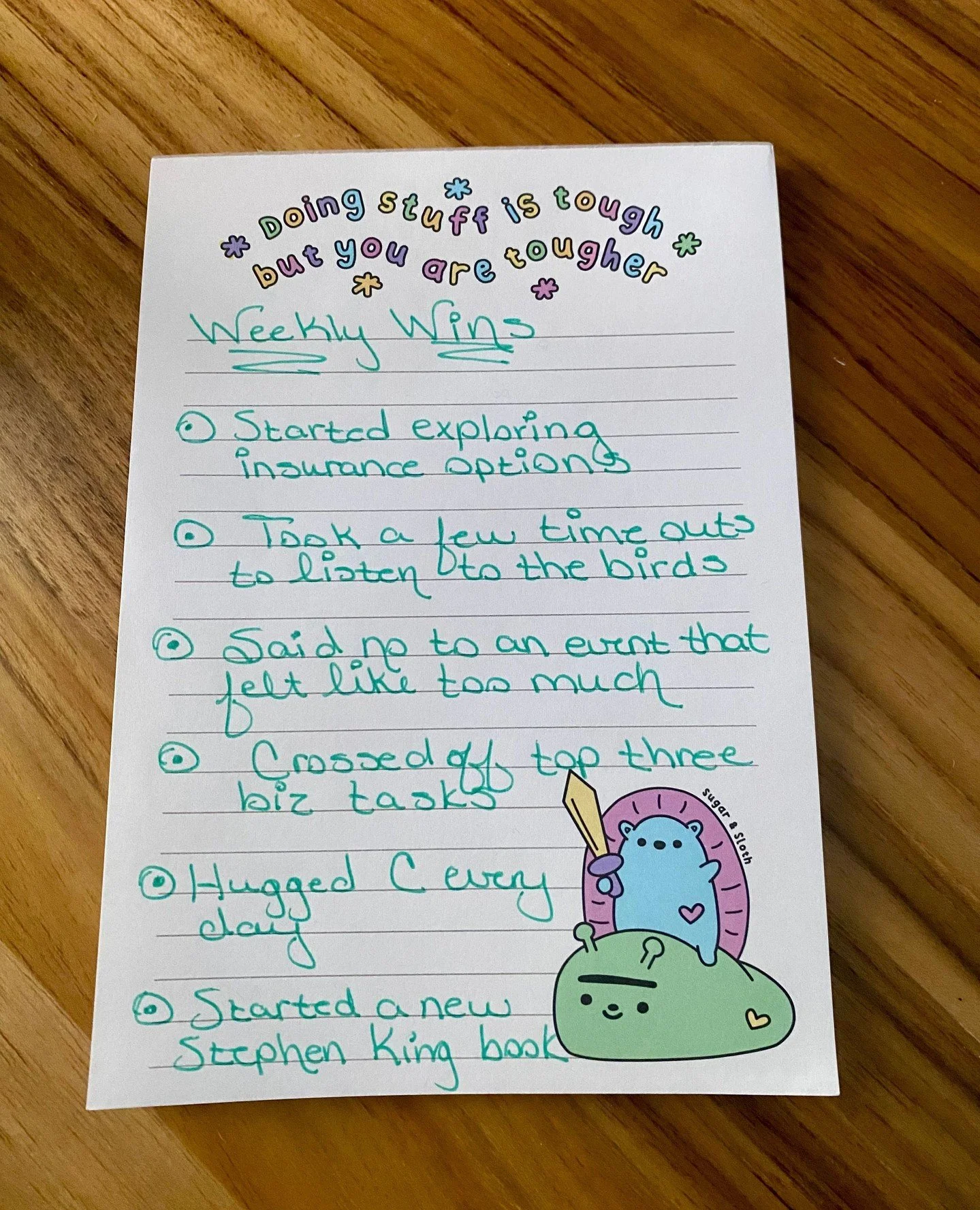 🥇 Practicing what I preach: my wins list from this week.⁠
⁠
🌿 I just spent three weeks writing about navigating life transitions + sustaining the journey. One of the anchors I shared? Celebrate tiny wins.⁠
⁠
✨ So here's mine:⁠
⁠
Started exploring i