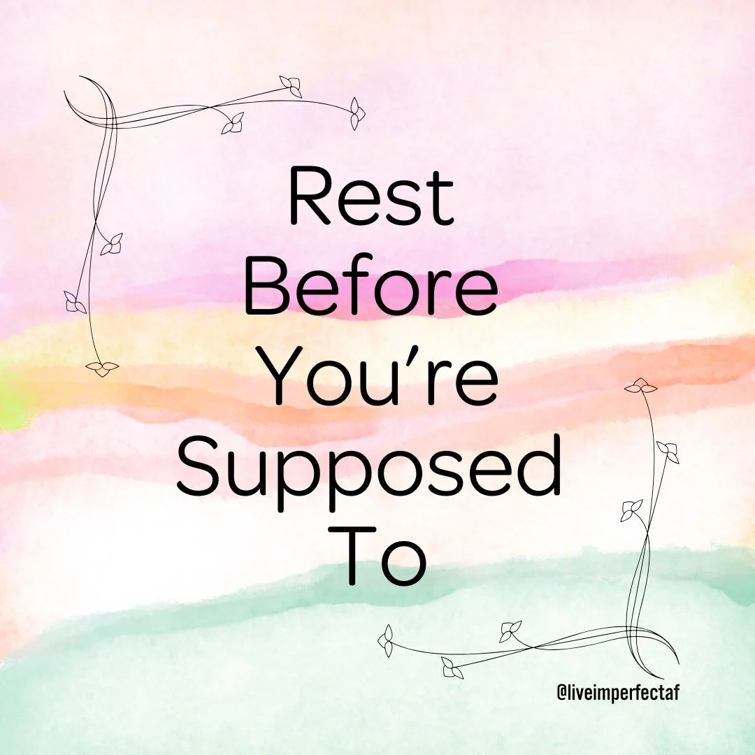🛋️ Thursday reminder: Rest before you're forced to.⁠
⁠
Your body is giving you signals. Fatigue. Tension. That heavy feeling. The struggle to focus. The irritability. The sense that you're running on fumes.⁠
⁠
💫 Those aren't signs to push harder. T