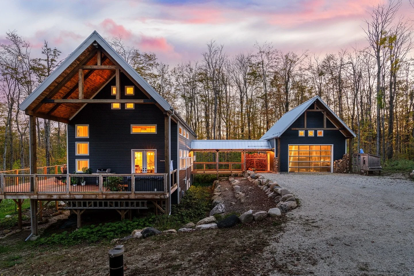 Your own private sanctuary in The Blue Mountains. Spacious and filled with light on the inside. Maple syrup, beehives, and trails on the outside. 
Realtor: @daricelush 
Brokerage: @remax.fourseasons 
Staging: @thestagency.homestyling 
Aerials: @jytme