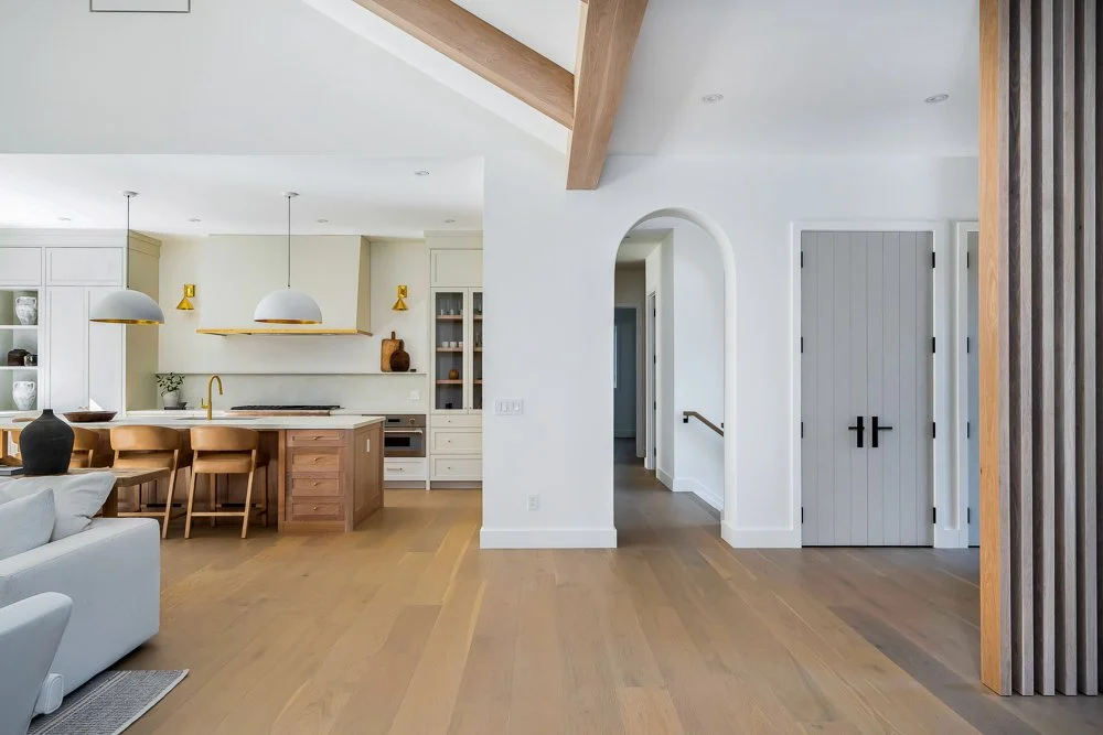 Interior of a newly built modern home