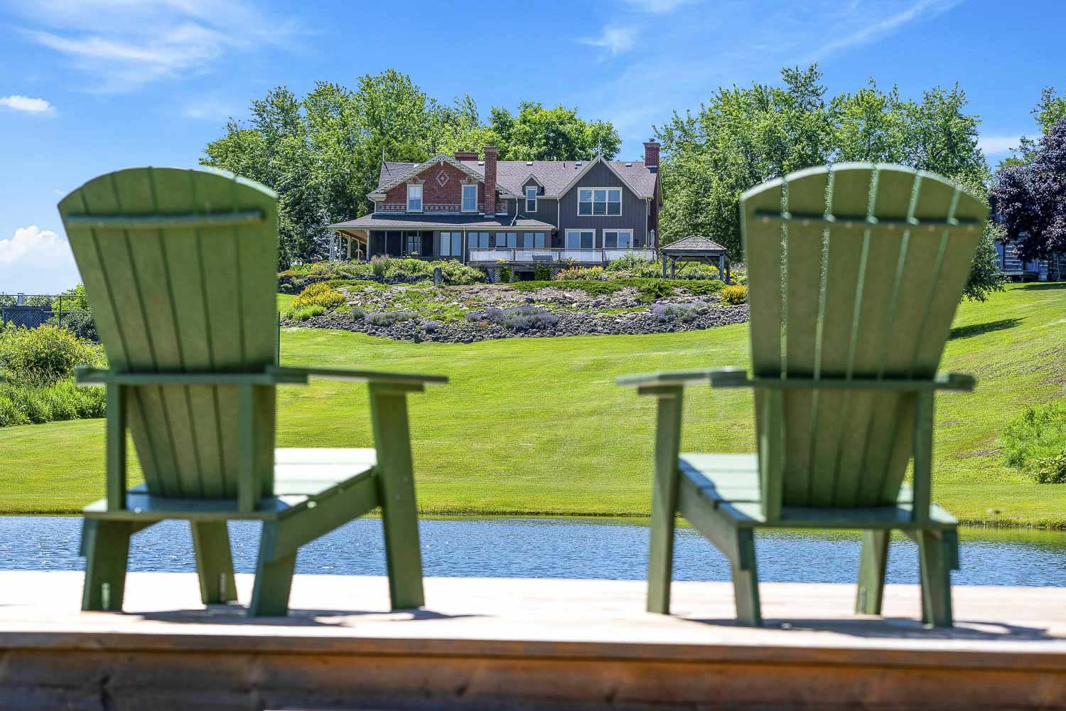 An executive estate in the Ontario countryside.