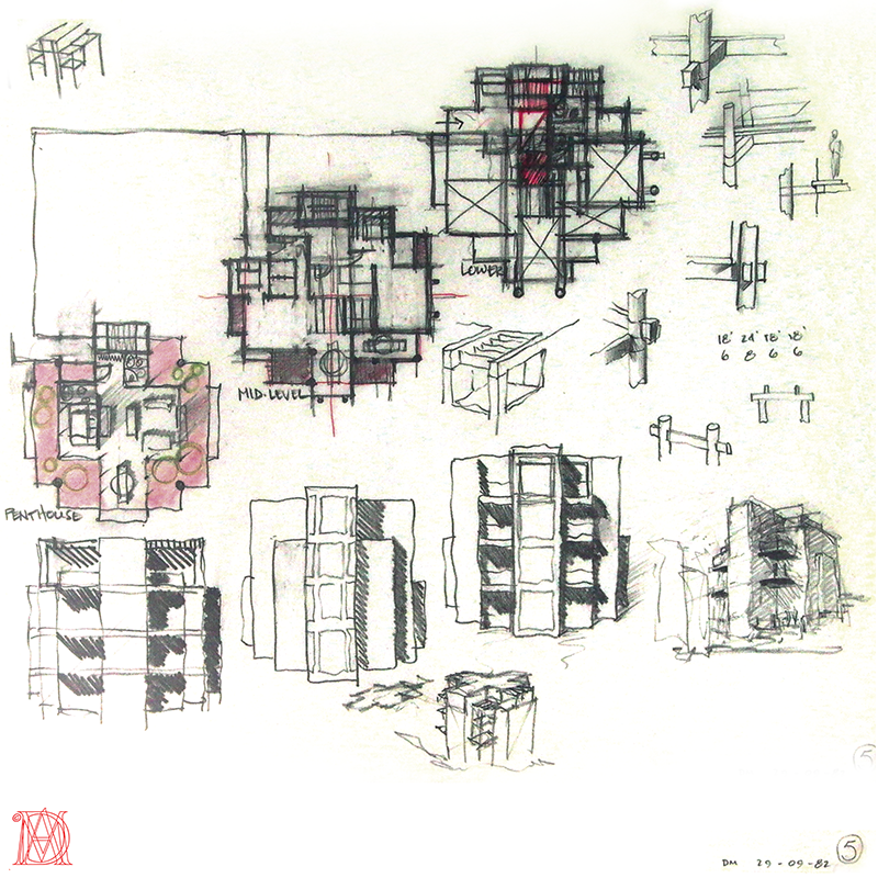 The Peak Residential Hotel elevations