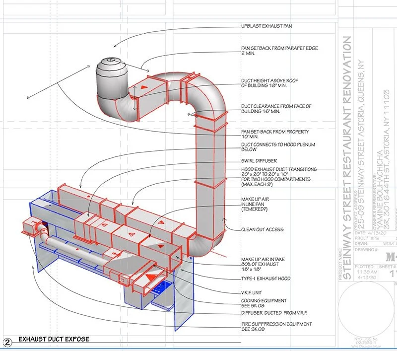 Restaurant detail drawings