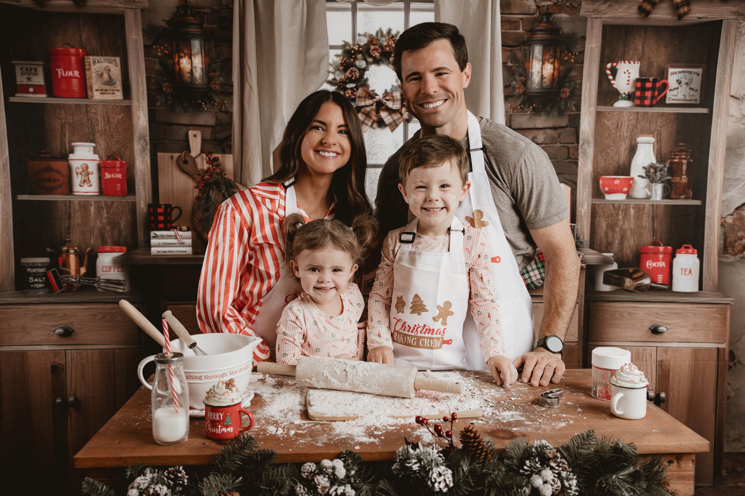 Christmas Session, Studio, Mississippi Family Photographer