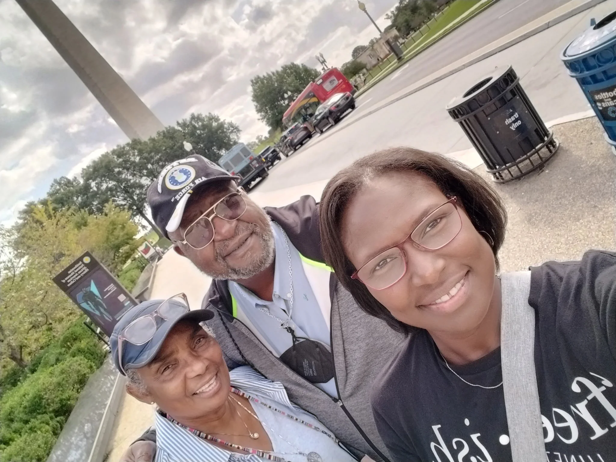 Photo of Jackie and parents