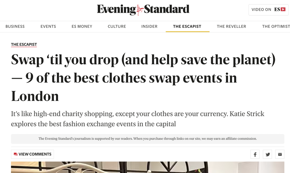 Swap ‘til you drop (and help save the planet)