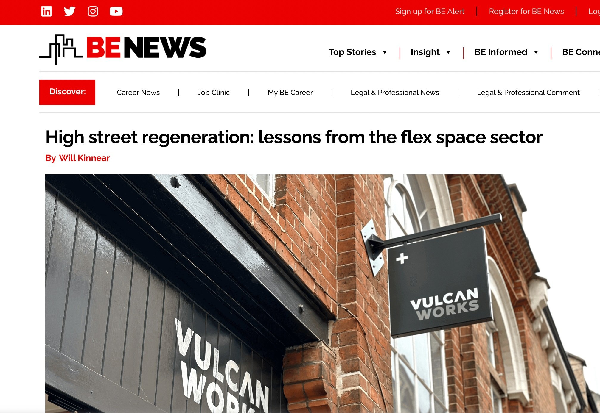 High street regeneration: lessons from the flex space sector