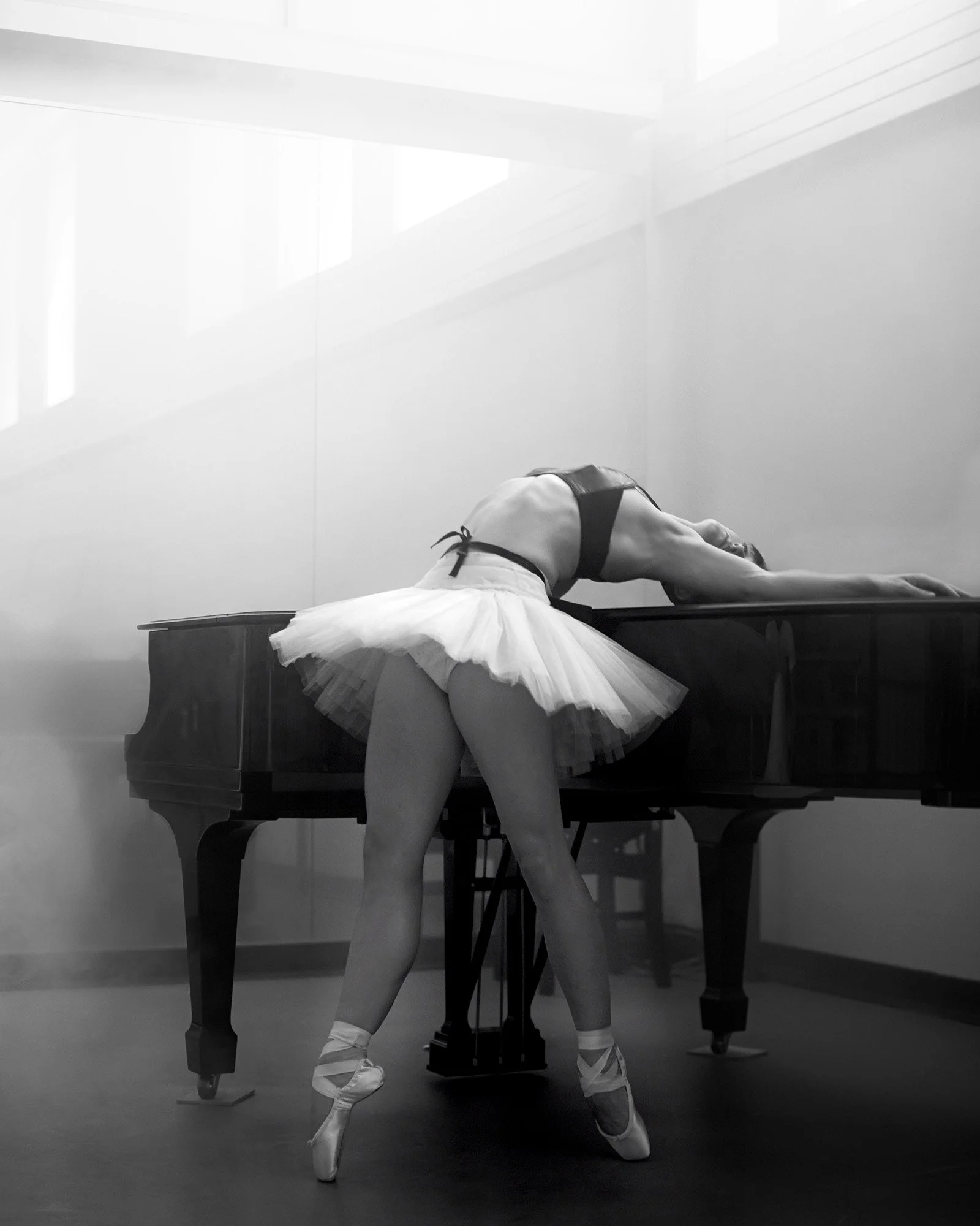 ASHLEY LEANING ON PIANO New York City Ballet New York 2013