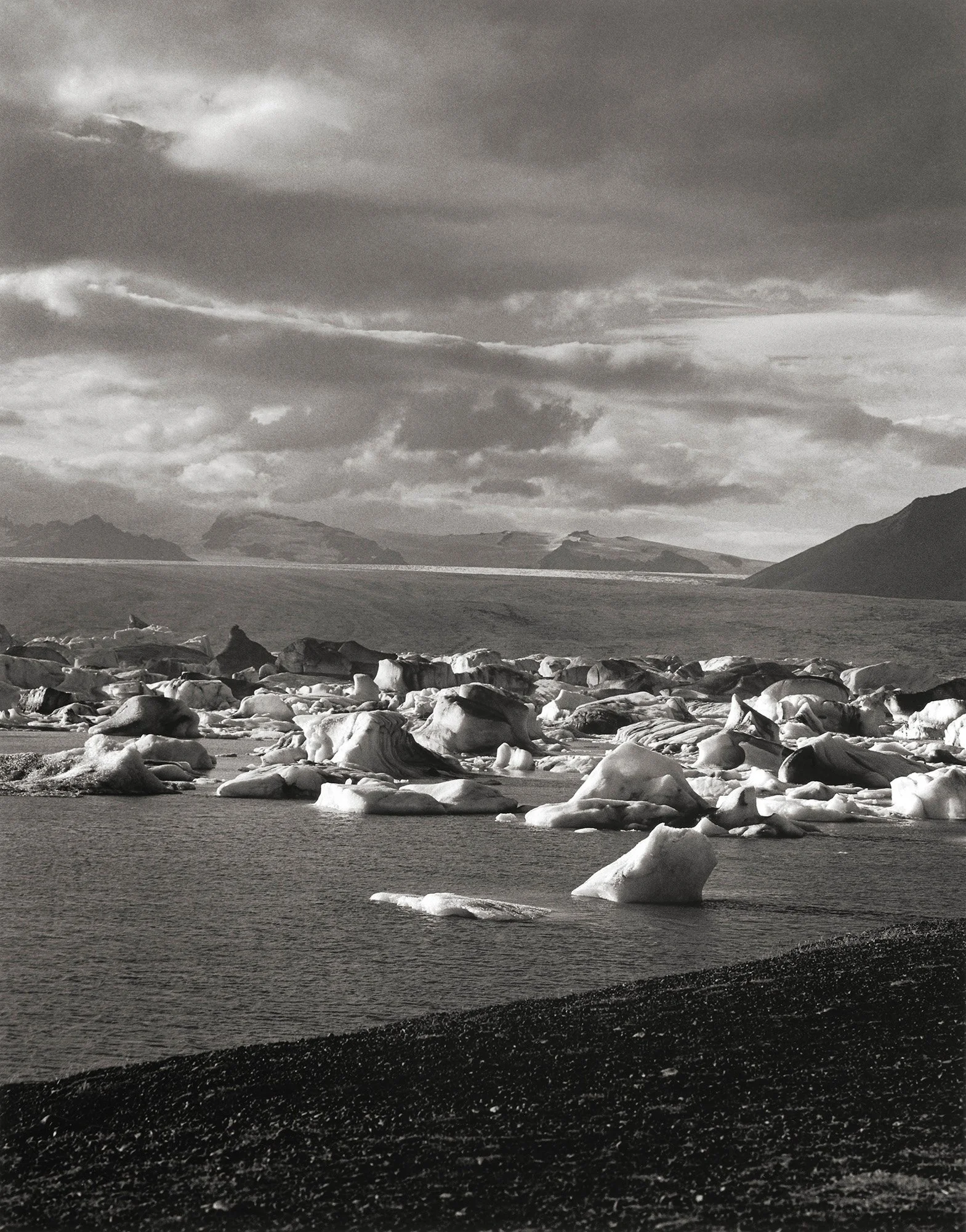 ICEBERG SUNSET Iceland 1997