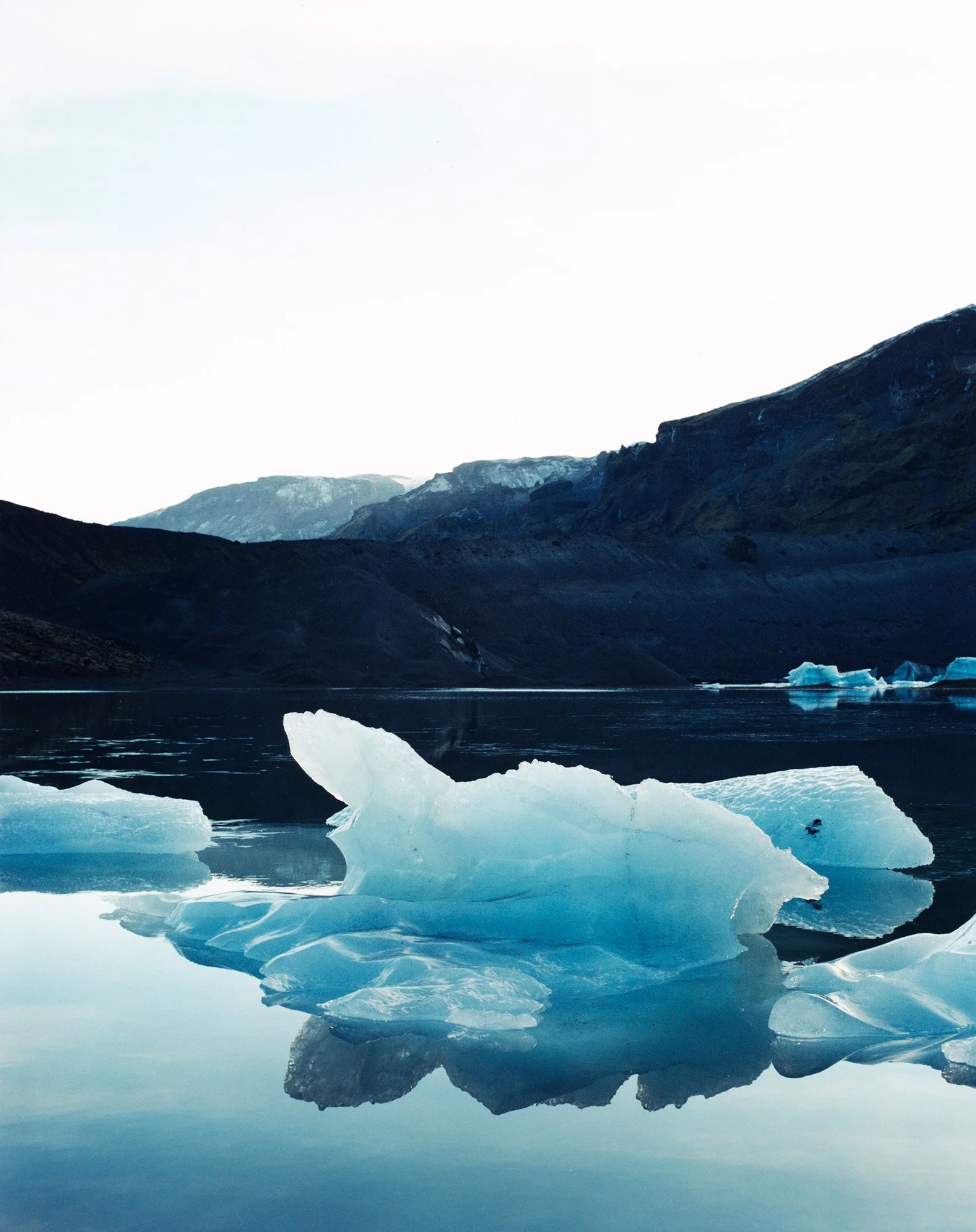 ICEBERG SUNSET Iceland 1997