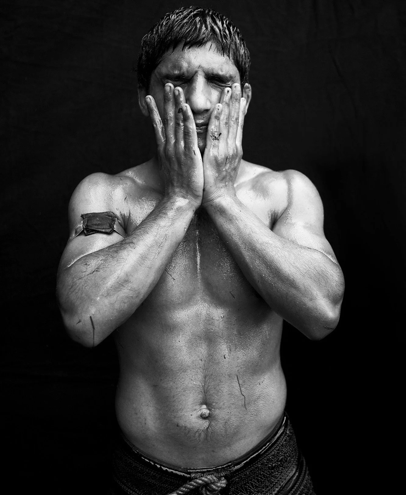 WRESTLER WARMING UP II Edirne, Turkey 2013