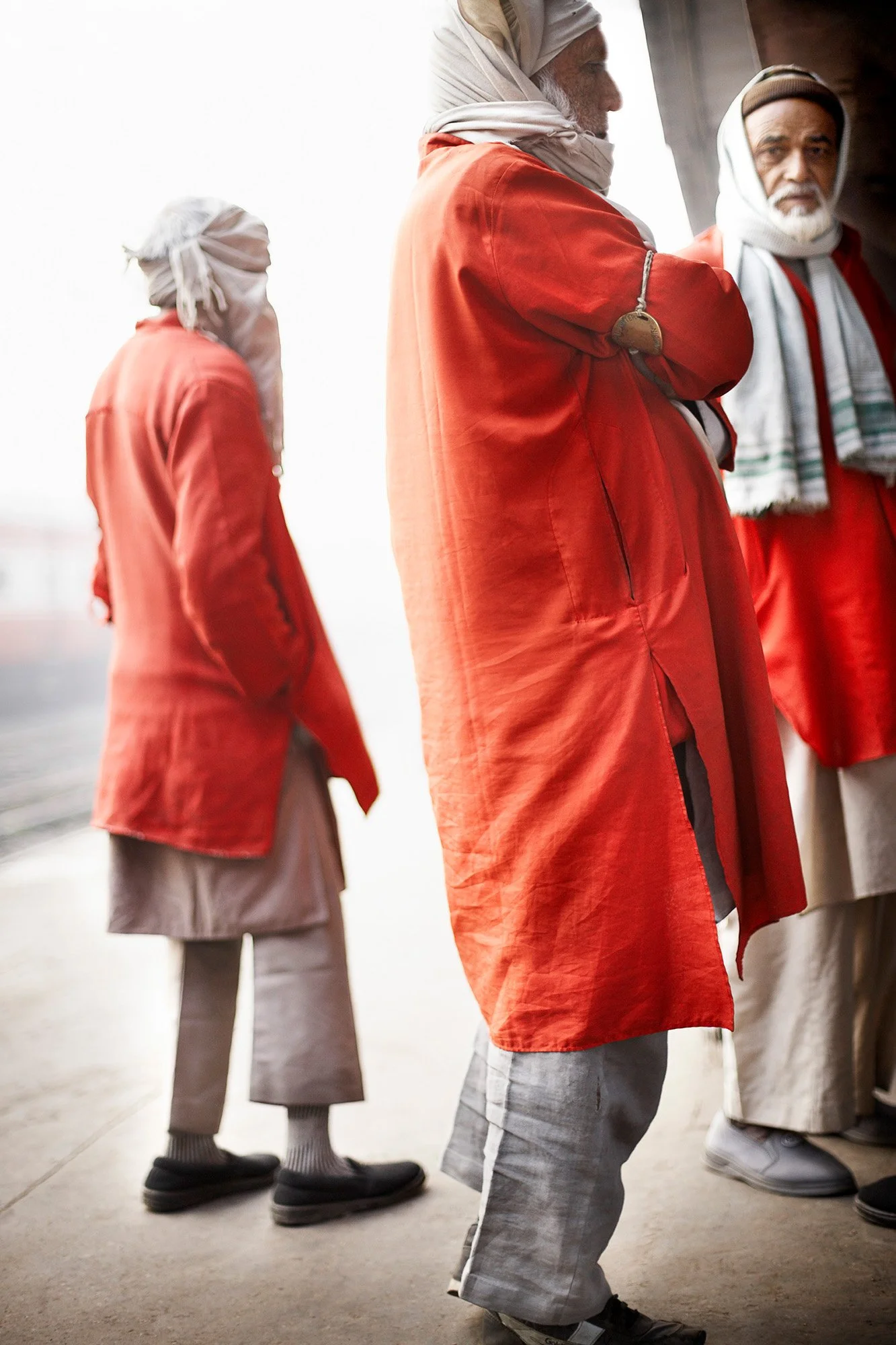 THREE MEN IN RED Rajasthan, India 2010