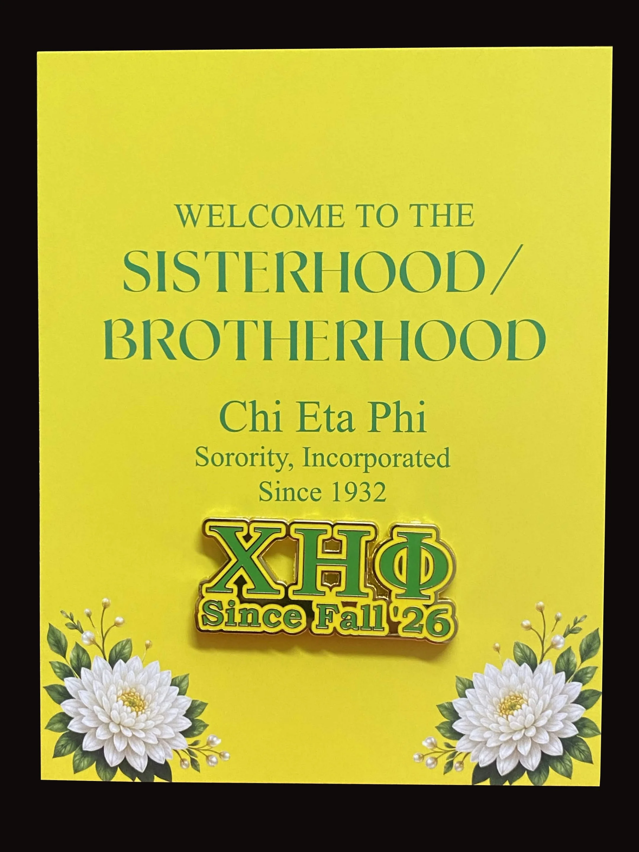 Chi Eta Phi Lapel Pins