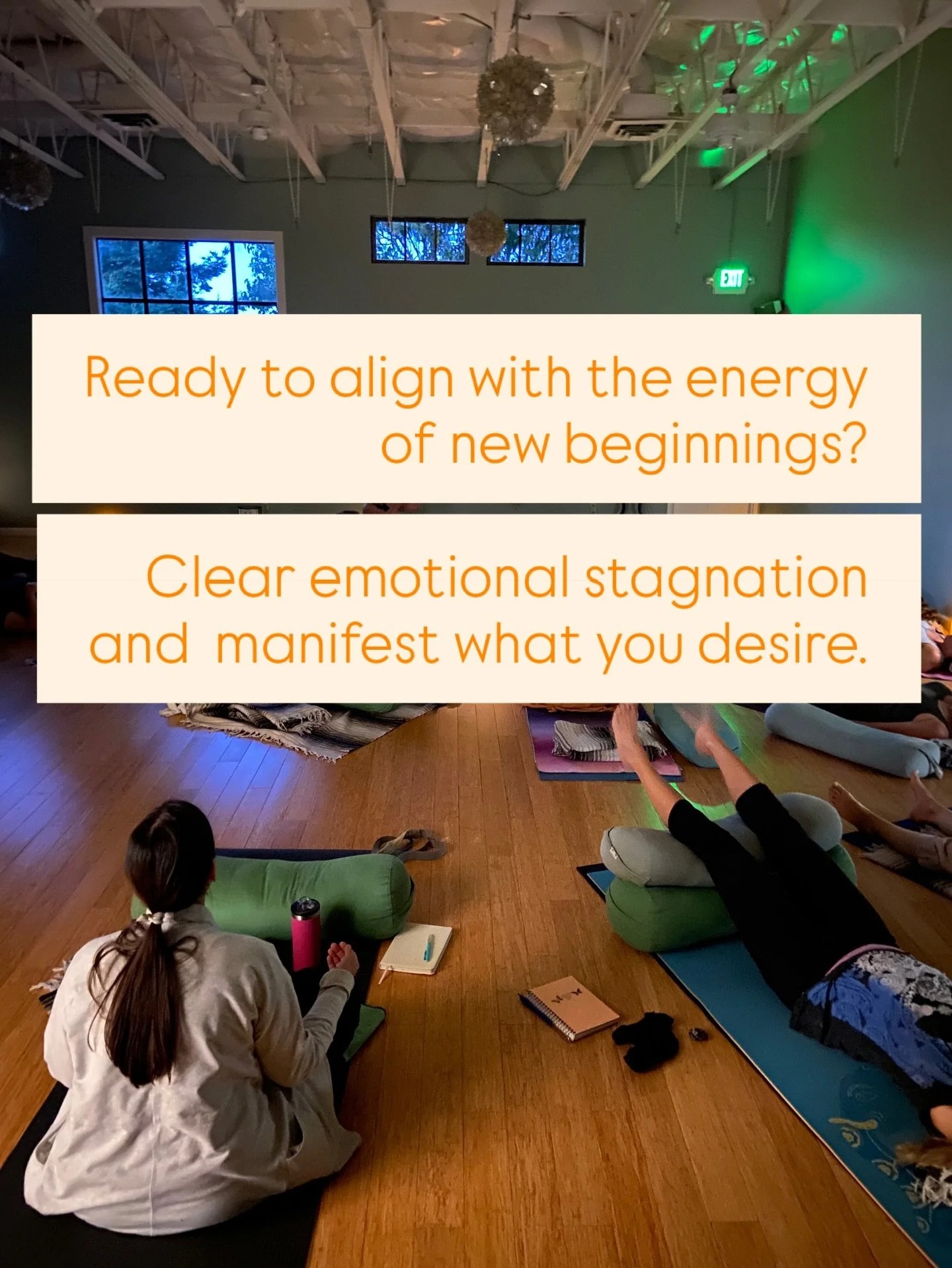 Join @healanywhere and @bridgettecorridan for a Sound Healing + Intention Setting experience designed to calm the nervous system and support new beginnings.

Through restorative sound, gentle meditation, and guided journaling, we create space to rele