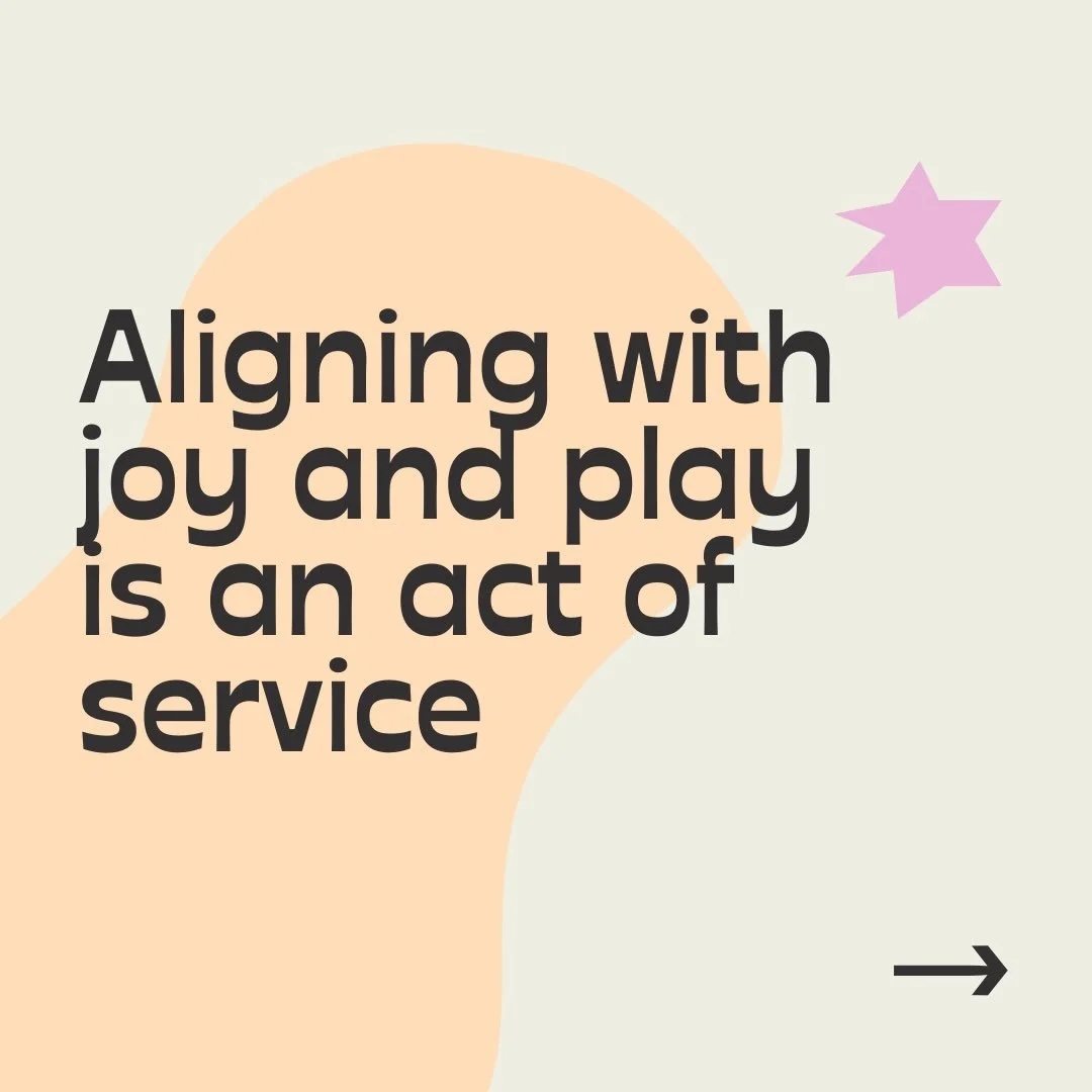 Do you think focusing on your own joy is selfish or an act of service?