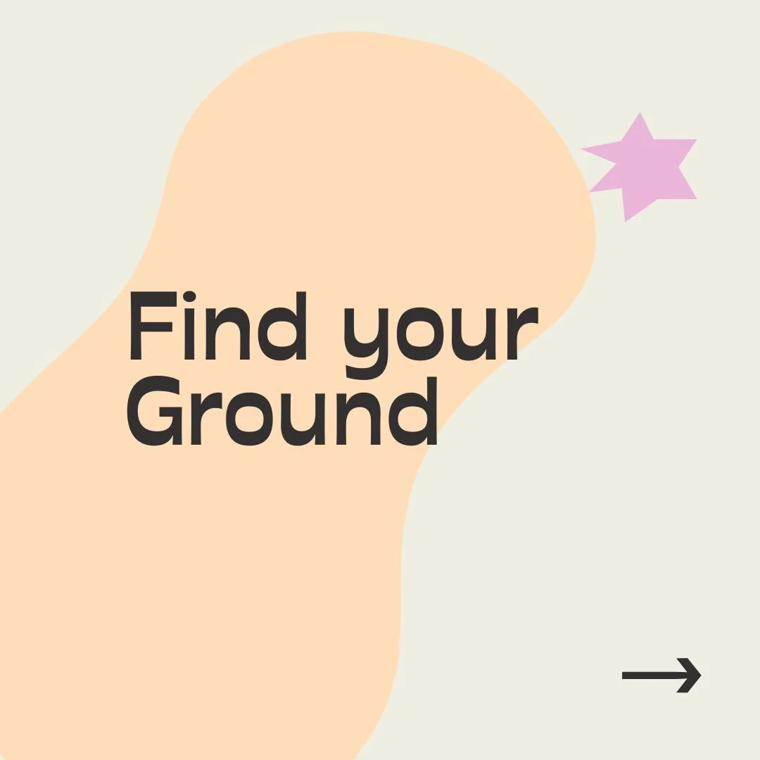 You are the ground!