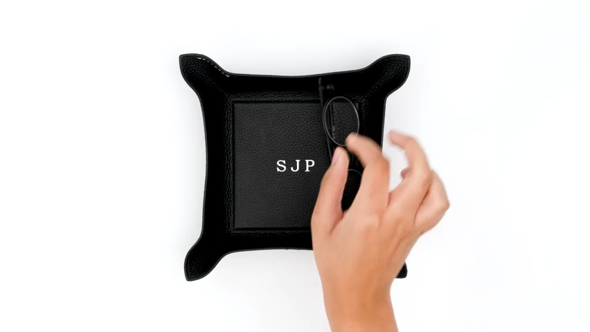 Leather Valet Tray