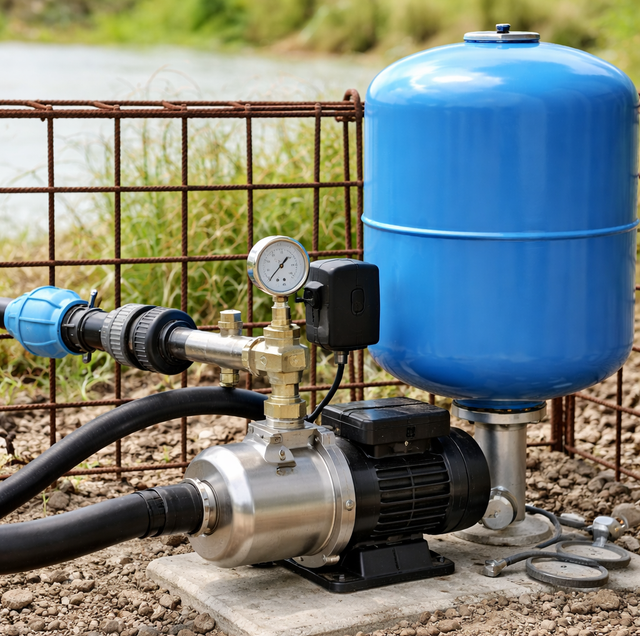 pressure gauge needle swinging between high and low