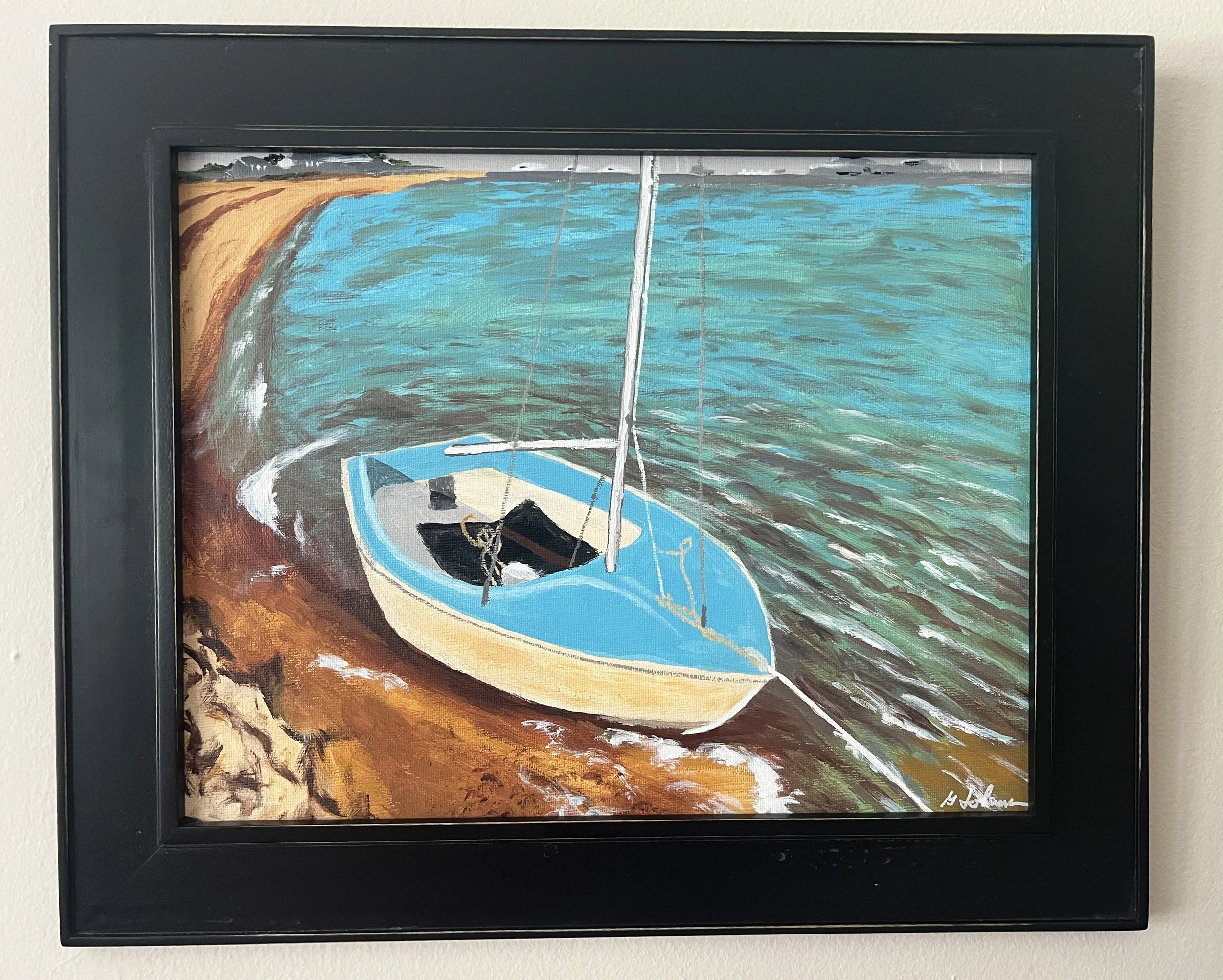 Blue Sailboat, Cape Cod