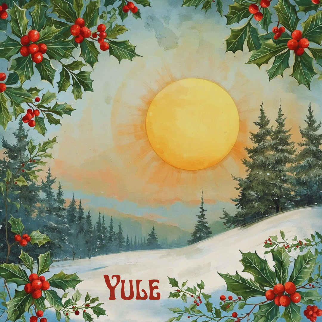      

 
   Wieder ein Wendepunkt im Jahreskreis - am 21.Dezember werden die Tage wieder länger. Das Licht kehrt zurück!  Yule / Jul auch Mittwinter genannt ist ein uraltes Fest aus vorchristlichen Zeiten und wurde in verschiedenen Kulturen unter and