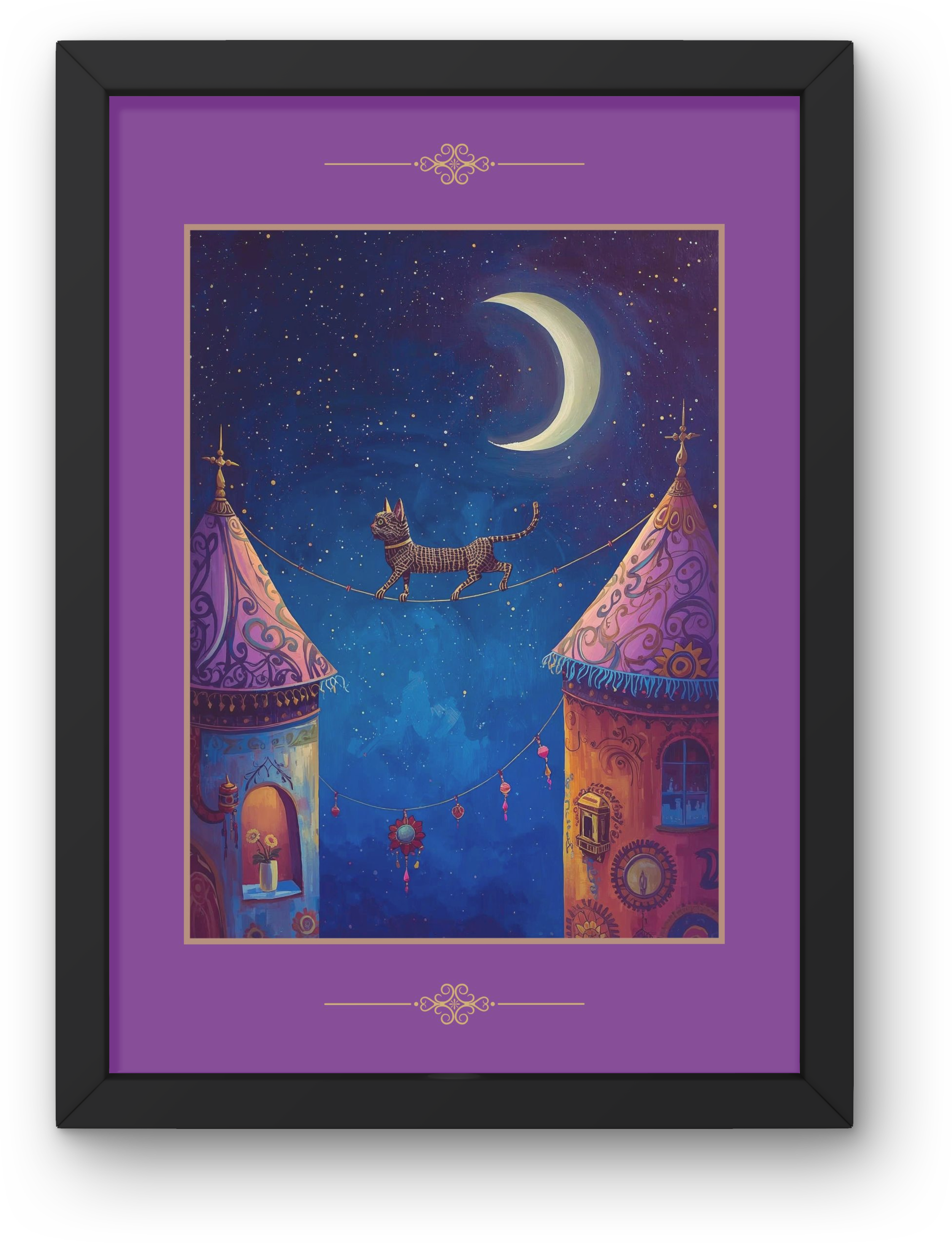 Surrealismus Cat schwarz.png