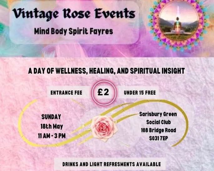 Vintage Rose Mind Body Spirit Fayre