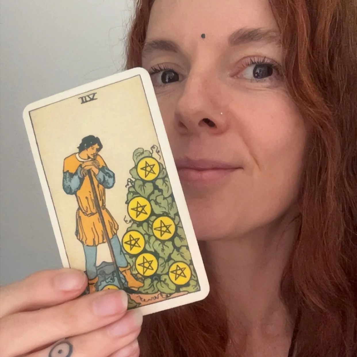 The Seven of Pentacles &amp; The Taurus New Moon