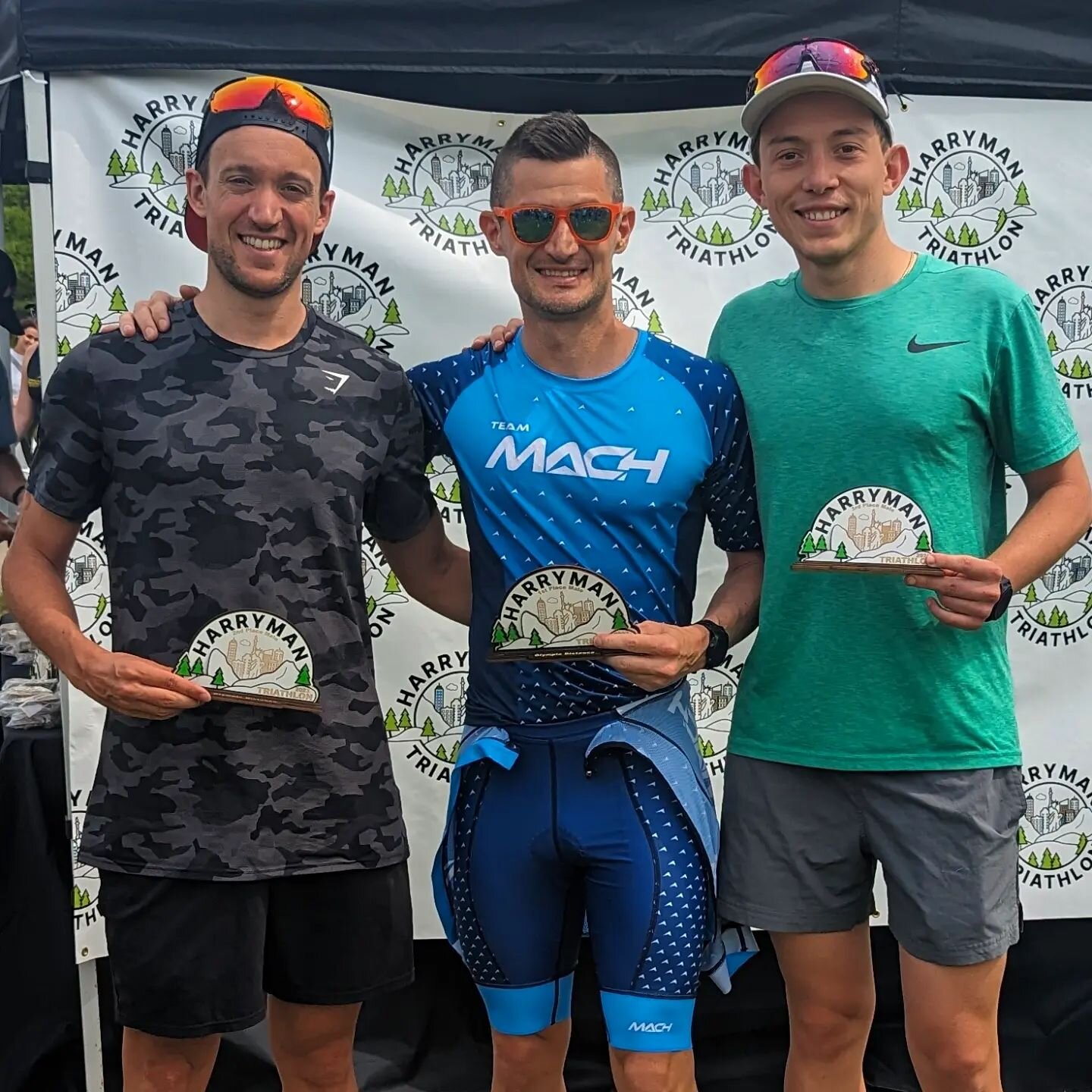 Awesome to get the overall win at the #HarrymanTri today. Worked out morrre than a few kinks in my execution, got to hang out with some great people like @jonpaladini &amp; @agegrouper.us, and took home some cool hardware from @harrymantri_ny as a bo