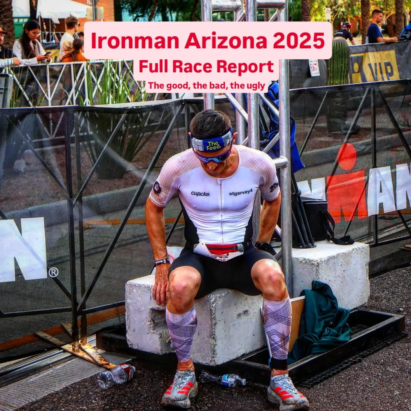 A lot went wrong in IMAZ. In fact, my race was almost over in the first 10 minutes. But in the end that makes me even prouder of the result.
.. 
The swim started comfortably in the 58 minute group. Then... *pop!* That was my shoulder injury from the 