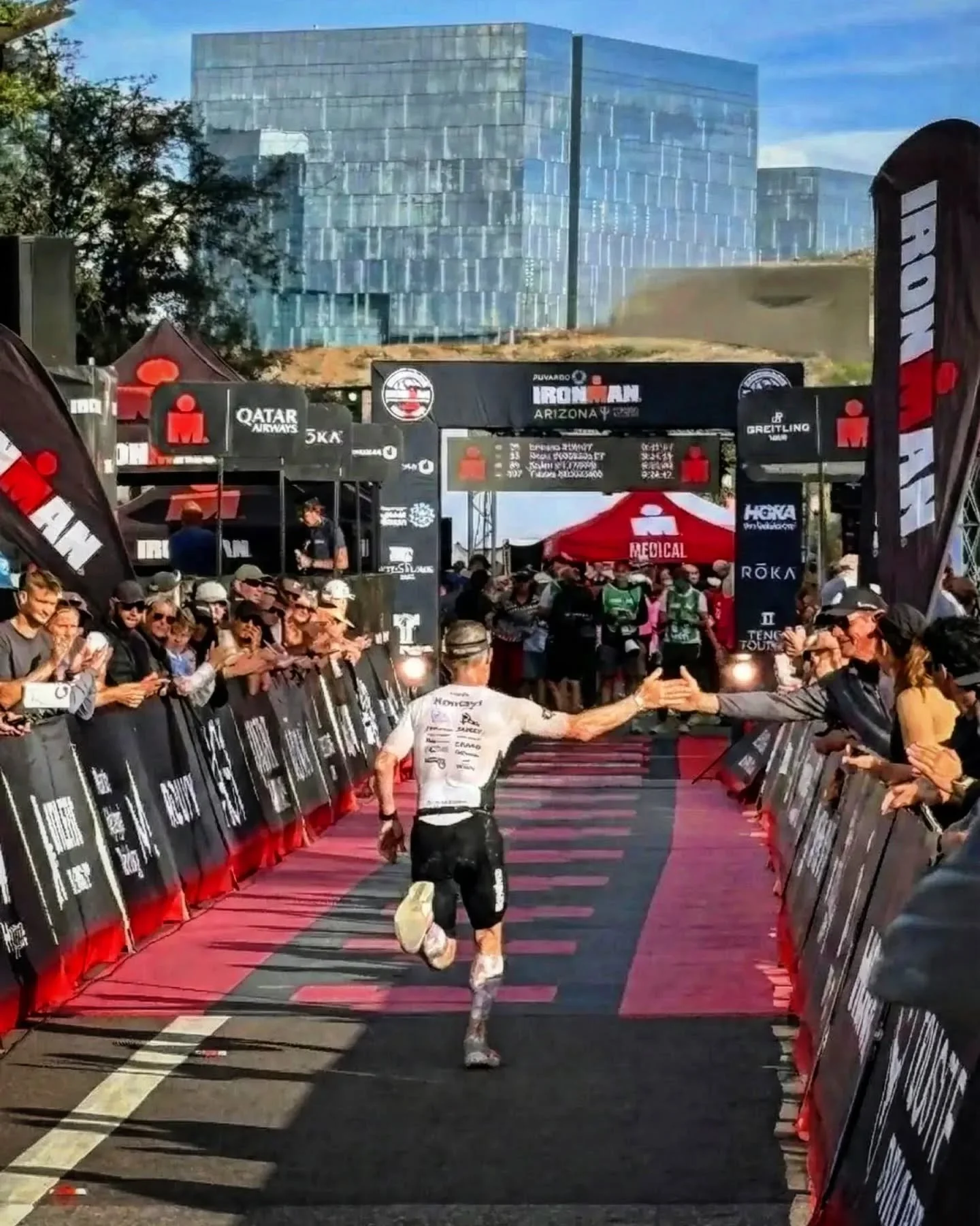 Behind the scenes of the final #IronmanArizona. Swipe for the sights and sounds 🔊 
..
I've had plenty of time to analyze the splits and think about all the things that could have gone differently. Probably left ~15 minutes out on the course between 