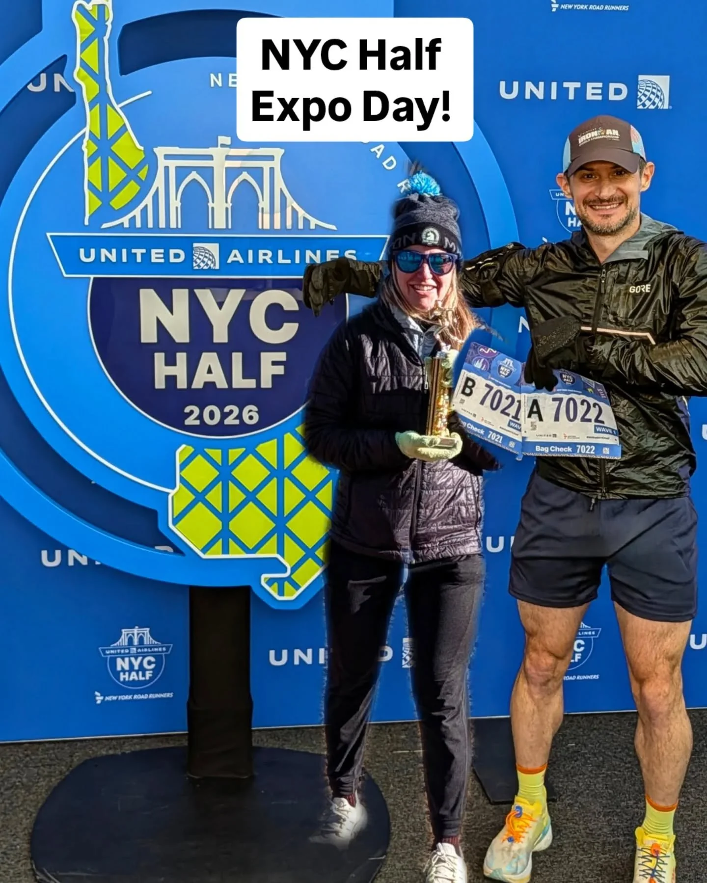 Time for another solo trip to the #NYCHalf Expo! @nsalenetri loves the proxy bib pickup option almost as much as I love wandering through booths of random nicknack and never buying anything (besides some Tylenol.. been a rough week).

#NYCHalfMaratho