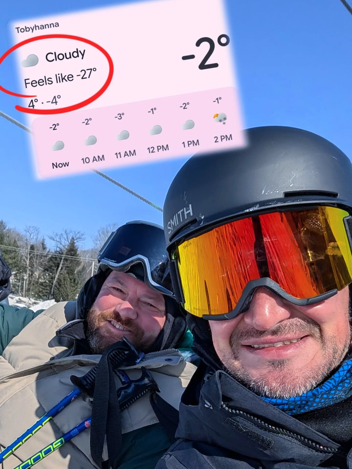 First time on a snowboard in 20 years or so, happy to say it's like riding a bike! A really really really cold bike. 🥶 

After a few runs I was back to about 60%. Not quite terrain park ready yet, but good enough to have fun on some (East Coast) dou