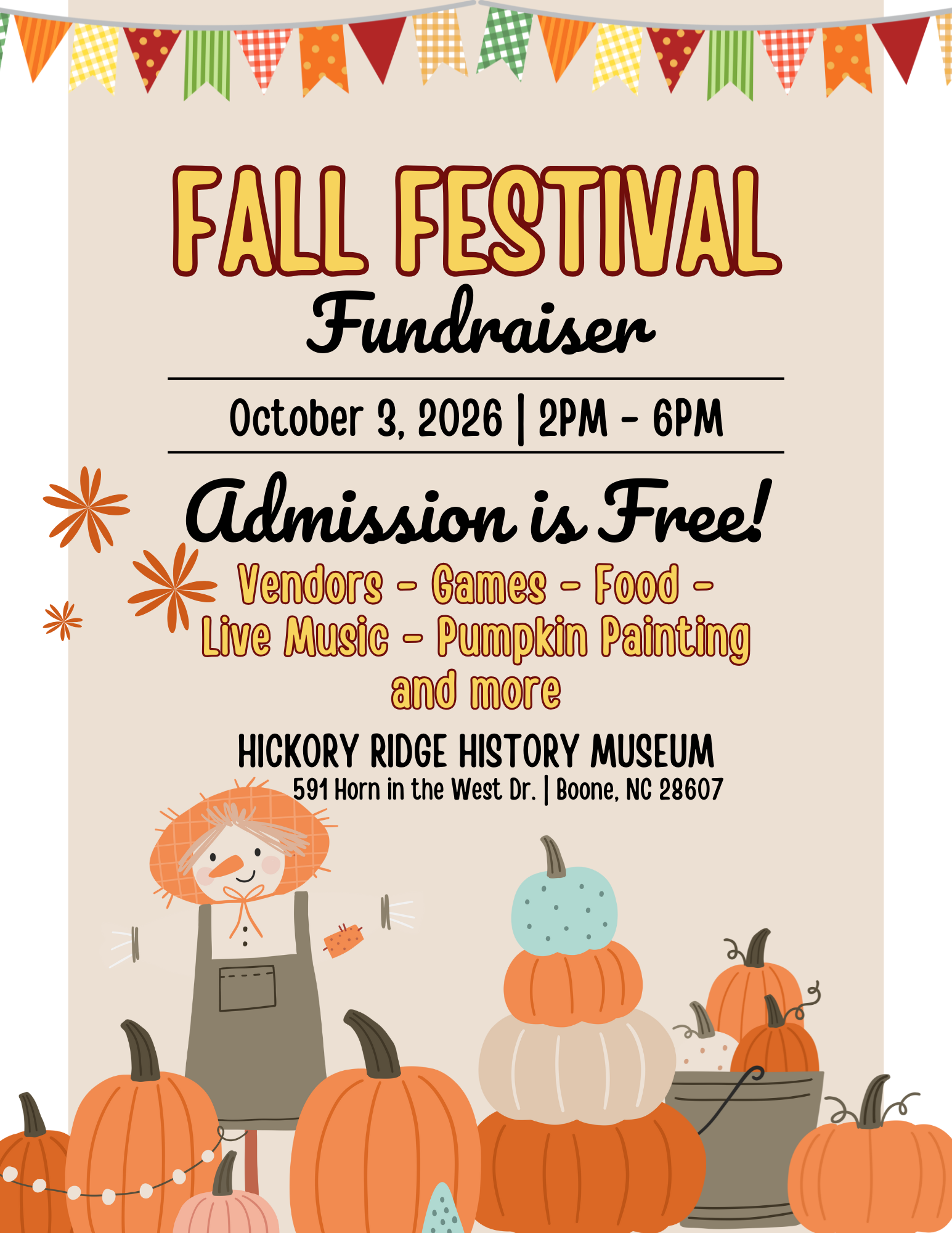 2026 Appalachian Autumn Market &amp; Fall Festival