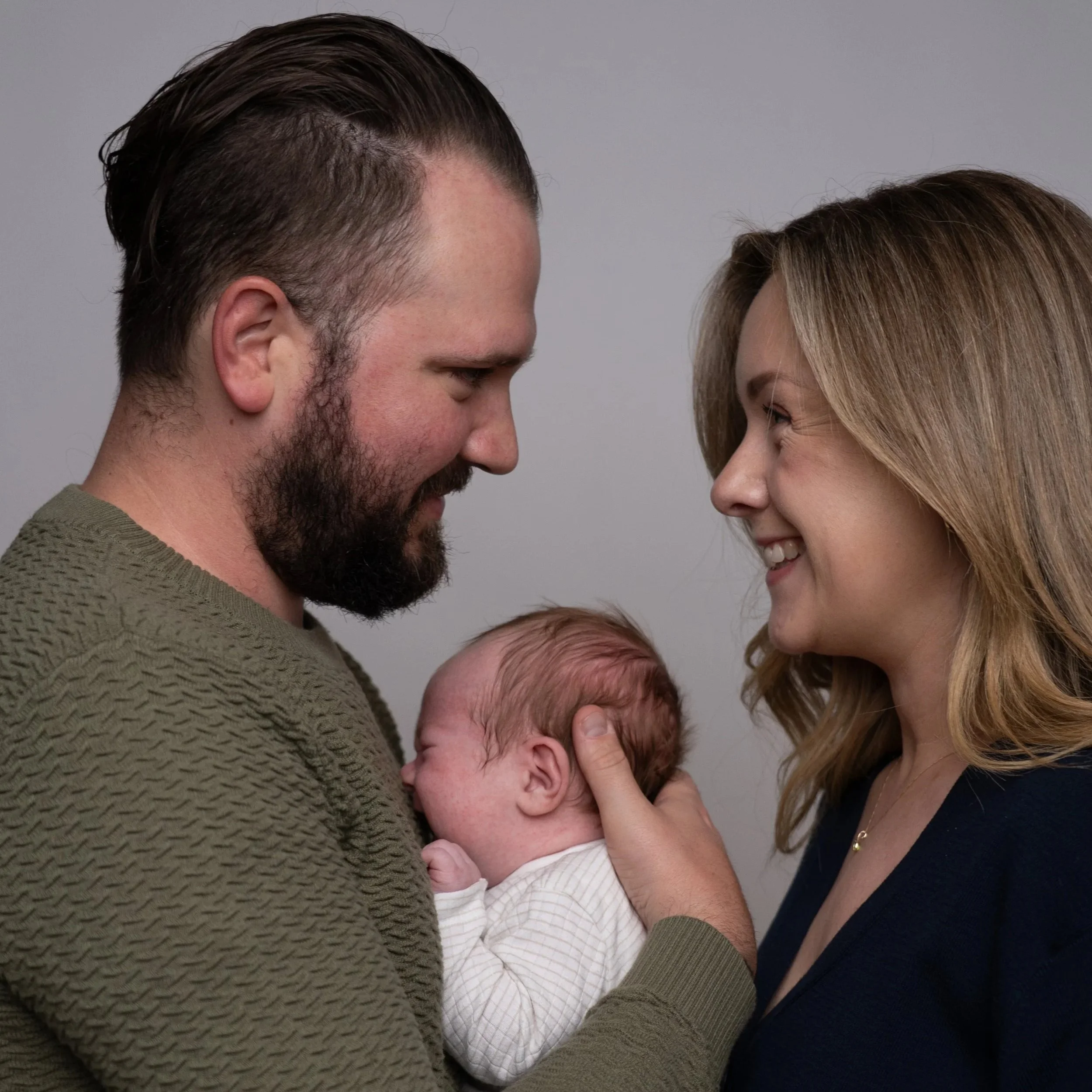 Newborn photographer Wexford relaxed baby photo